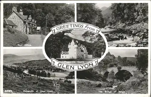 Dunblane Stirling Glen Lyon Meggernie Castle Kat. Stirling