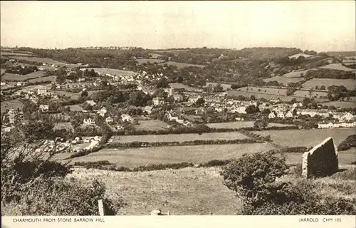 Charmouth From Stone Barrow Hill Kat. West Dorset