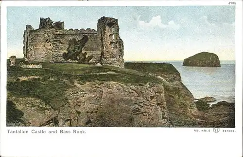 North Berwick East Lothian Tantallon Castle Bass Rock Kat. East Lothian