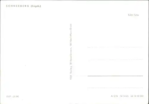 Schneeberg Erzgebirge Schneeberg  * / Schneeberg /Erzgebirgskreis LKR