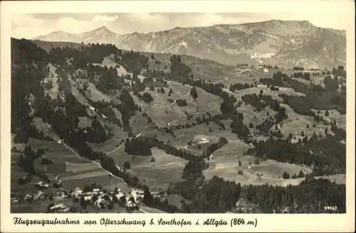 Ofterschwang Fliegeraufnahme  / Ofterschwang /Oberallgaeu LKR