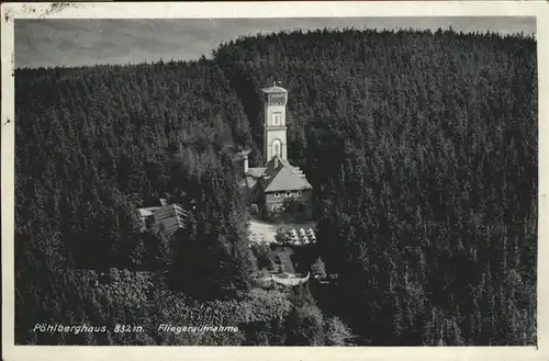 Poehlberg Haus Fliegeraufnahme  / Annaberg /Erzgebirgskreis LKR