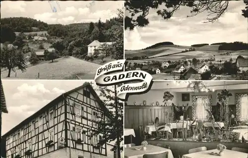 Gadern Gasthaus Zur Jaegerlust / Wald-Michelbach /Bergstrasse LKR