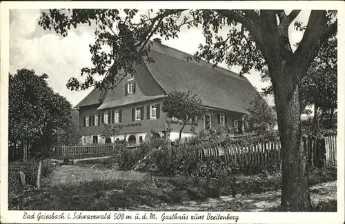 Bad Griesbach Rottal Gasthaus zum Breitenberg / Bad Griesbach i.Rottal /Passau LKR