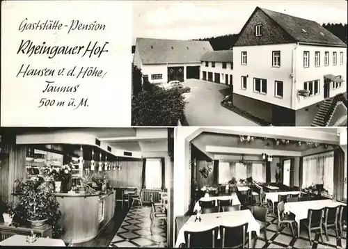 Hausen Hoehe Raststaette Rheingauer Hof / Schlangenbad /Rheingau-Taunus-Kreis LKR