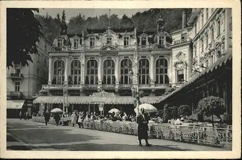 Karlsbad Eger Boehmen Cafe Pupp / Karlovy Vary /