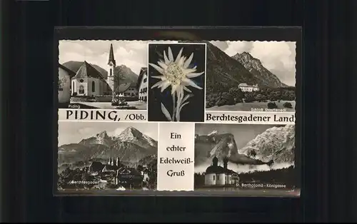 Piding St Bartholomae Koenigsee Schloss Edelweiss / Piding /Berchtesgadener Land LKR