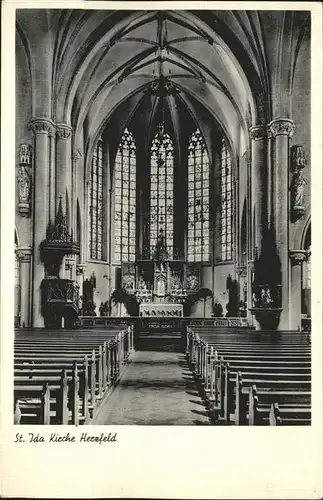 Herzfeld Eifel St Ida Kirche  / Herzfeld /Eifelkreis Bitburg-Pruem LKR