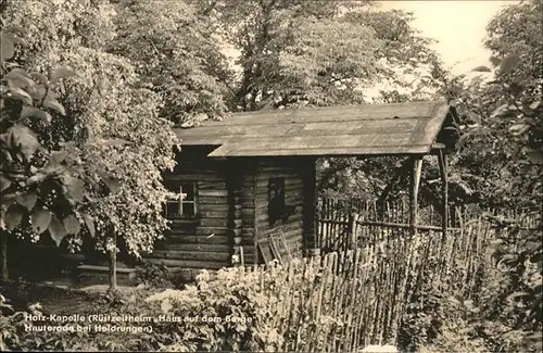 Hauteroda Holz Kapelle Haus auf dem Berge / Hauteroda /Kyffhaeuserkreis LKR