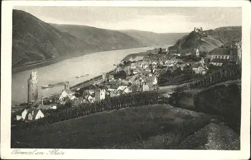 Oberwesel Rhein Rhein  / Oberwesel am Rhein /Rhein-Hunsrueck-Kreis LKR