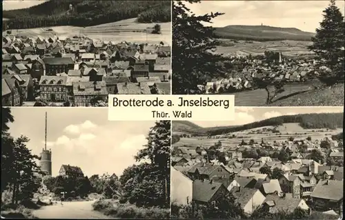 Brotterode Inselsberg Thueringer Wald / Brotterode /Schmalkalden-Meiningen LKR