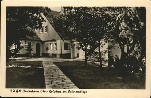 Oberholzhau FDGB Ferienheim Osterzgebirge / Rechenberg-Bienenmuehle /Mittelsachsen LKR