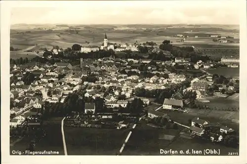 Dorfen Erding Fliegeraufnahme / Dorfen /Erding LKR