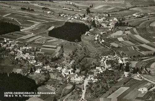 Obermusbach Freudenstadt Unter-Obermusbach Luftbild / Freudenstadt /Freudenstadt LKR