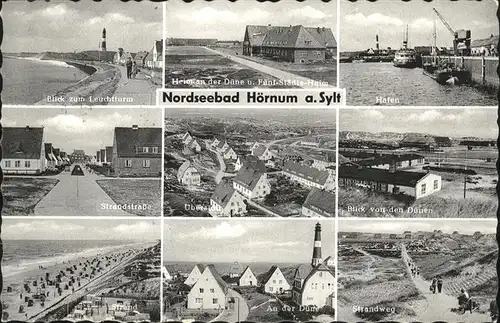 Hoernum Sylt Hafen Duenen Leuchtturm Strand / Hoernum (Sylt) /Nordfriesland LKR