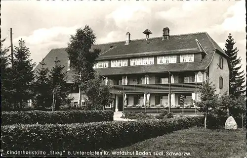 Unteralpfen Kinderheilstaette Stieg / Albbruck /Waldshut LKR