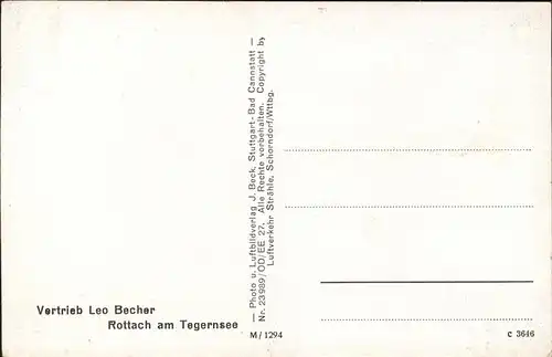 Egern Tegernsee Fliegeraufnahme  / Rottach-Egern /Miesbach LKR