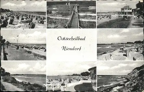 Niendorf Ostseebad Seebruecke Strand Kueste / Timmendorfer Strand /Ostholstein LKR