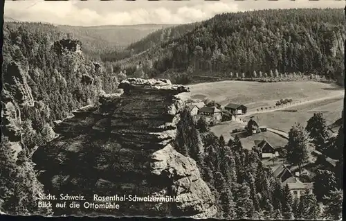 Schweizermuehle Saechsische Schweiz Ottomuehle / Rosenthal-Bielatal /Saechsische Schweiz-Osterzgebirge LKR