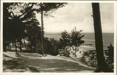 Lubmin Ostseebad Promenade / Lubmin /Ostvorpommern LKR