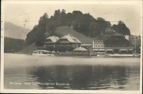 Koenigsee Berchtesgaden Hotel Schiffmeister Bootslaende / Berchtesgaden /Berchtesgadener Land LKR