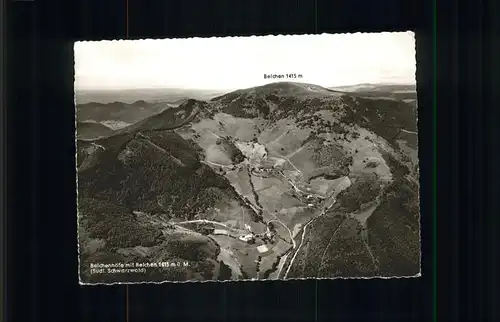 Belchenhoefe Belchen Fliegeraufnahme / Neuenweg /Loerrach LKR