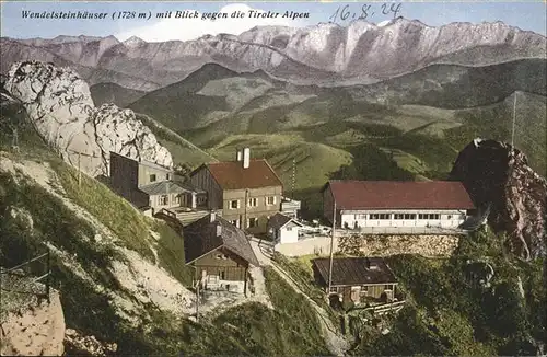 Wendelstein Berg Wendelsteinhaeuser / Bayrischzell /Miesbach LKR