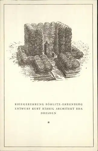 Boehlitz-Ehrenberg Kriegerehrung / Leipzig /Leipzig Stadtkreis