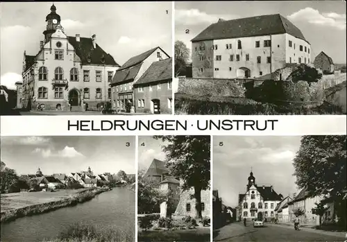 Heldrungen Rathaus Wasserburg Thomas Muentzer Gedenkstaette  / Heldrungen /Kyffhaeuserkreis LKR