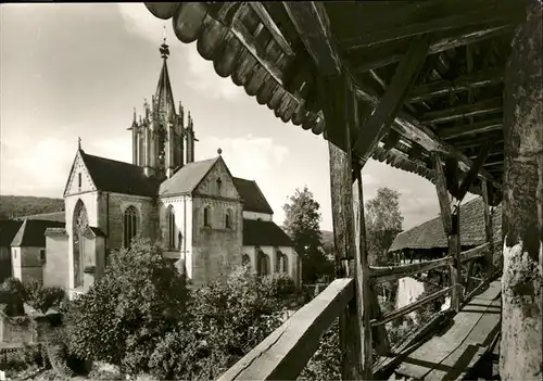 Bebenhausen Tuebingen Kloster Kirche  Wehrgang / Tuebingen /Tuebingen LKR