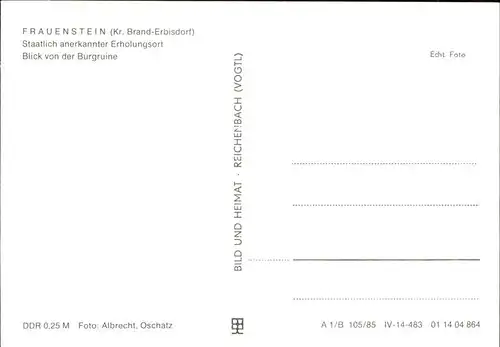 Brand-Erbisdorf Frauenstein / Brand-Erbisdorf /Mittelsachsen LKR