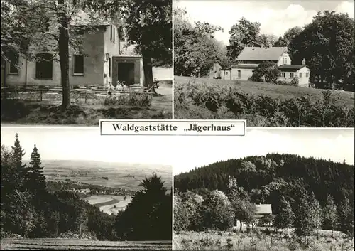 Lahn Obergurig Wald Gaststaette Jaegerhaus / Obergurig /Bautzen LKR