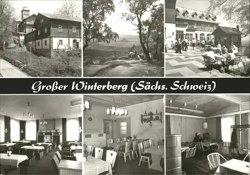 Grosser Winterberg  / Bad Schandau /Saechsische Schweiz-Osterzgebirge LKR