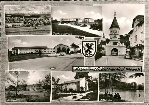 Bad Schussenried Moorheilbad Park Sanatorium Zellersee  / Bad Schussenried /Biberach LKR