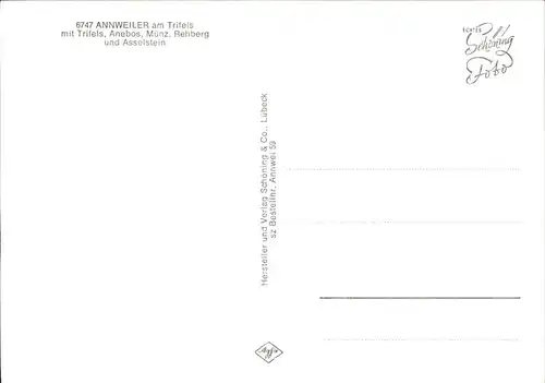Annweiler Trifels  / Annweiler am Trifels /Suedliche Weinstrasse LKR