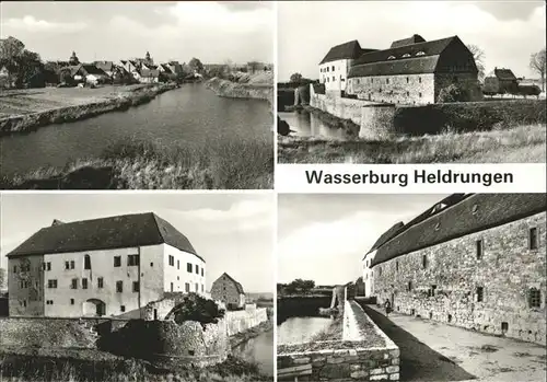 Heldrungen Wasserburg Thomas-Muentzer-Gedenkstaette / Heldrungen /Kyffhaeuserkreis LKR