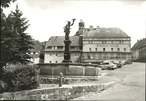 Lauenstein Erzgebirge Gasthaus Goldener Loewe / Geising /Saechsische Schweiz-Osterzgebirge LKR