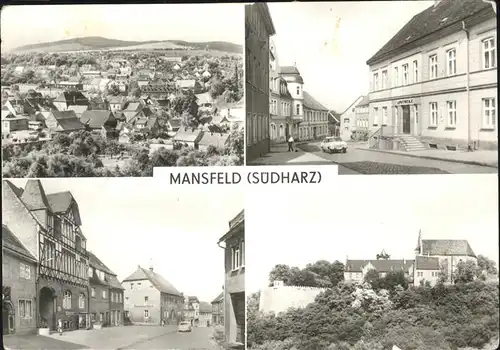 Mansfeld Suedharz Rathaus Schloss Lutherstrasse / Mansfeld Suedharz /Mansfeld-Suedharz LKR