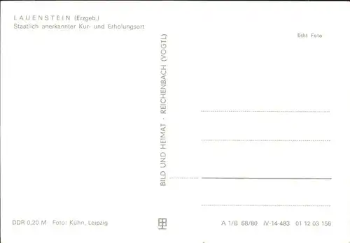 Lauenstein Erzgebirge  / Geising /Saechsische Schweiz-Osterzgebirge LKR