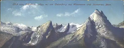 Watzmann Steinernes Meer / Berchtesgaden /Berchtesgadener Land LKR