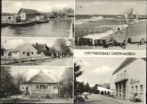 Dierhagen Ostseebad Bootshafen Strand Erholungsheim / Dierhagen Ostseebad /Nordvorpommern LKR