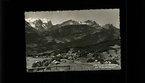 Goldern-Hasliberg Wetterhorngruppe / Meiringen /Bz. Oberhasli