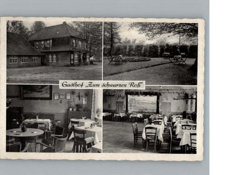 Bookholzberg Gasthof z. schwarzen Ross / Ganderkesee /Oldenburg LKR Nr ...