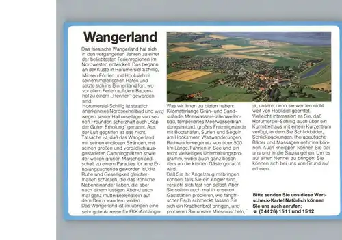 Wangerland Luftaufnahme / Wangerland /Friesland LKR