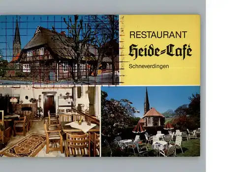 Schneverdingen Restaurant Heide Cafe / Schneverdingen /Soltau-Fallingbostel LKR