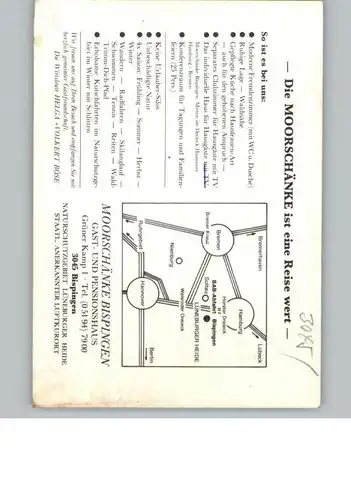 Bispingen Gasthaus Moorschaenke / Bispingen Lueneburger Heide /Soltau-Fallingbostel LKR