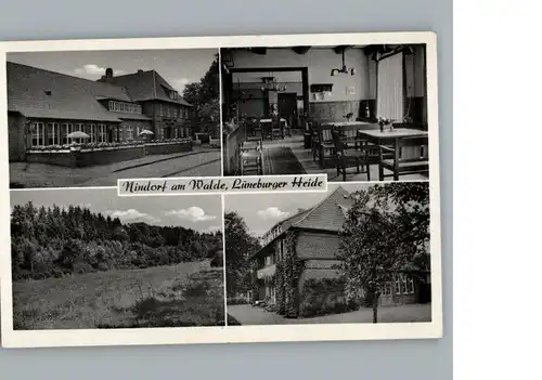 Nindorf Nordheide Gasthaus zum braunen Hirsch / Hanstedt /Harburg LKR
