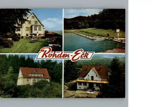 Rohden Bergasthaus Rohden-Eck / Hessisch Oldendorf /Hameln-Pyrmont LKR