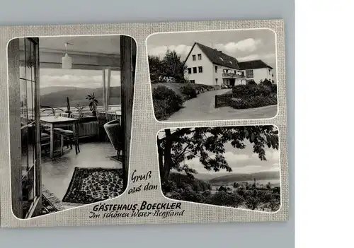 Meiborssen Gasthaus Boeckler / Vahlbruch /Holzminden LKR