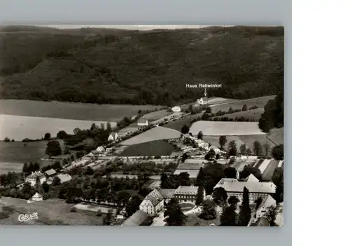 Hardehausen Luftaufnahme Pension Haus Rehwinkel / Warburg /Hoexter LKR